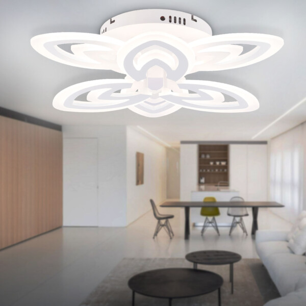 FA4546/3+3 WH белый 3000K-6400K 76W D490*110 (ПДУ ИК)