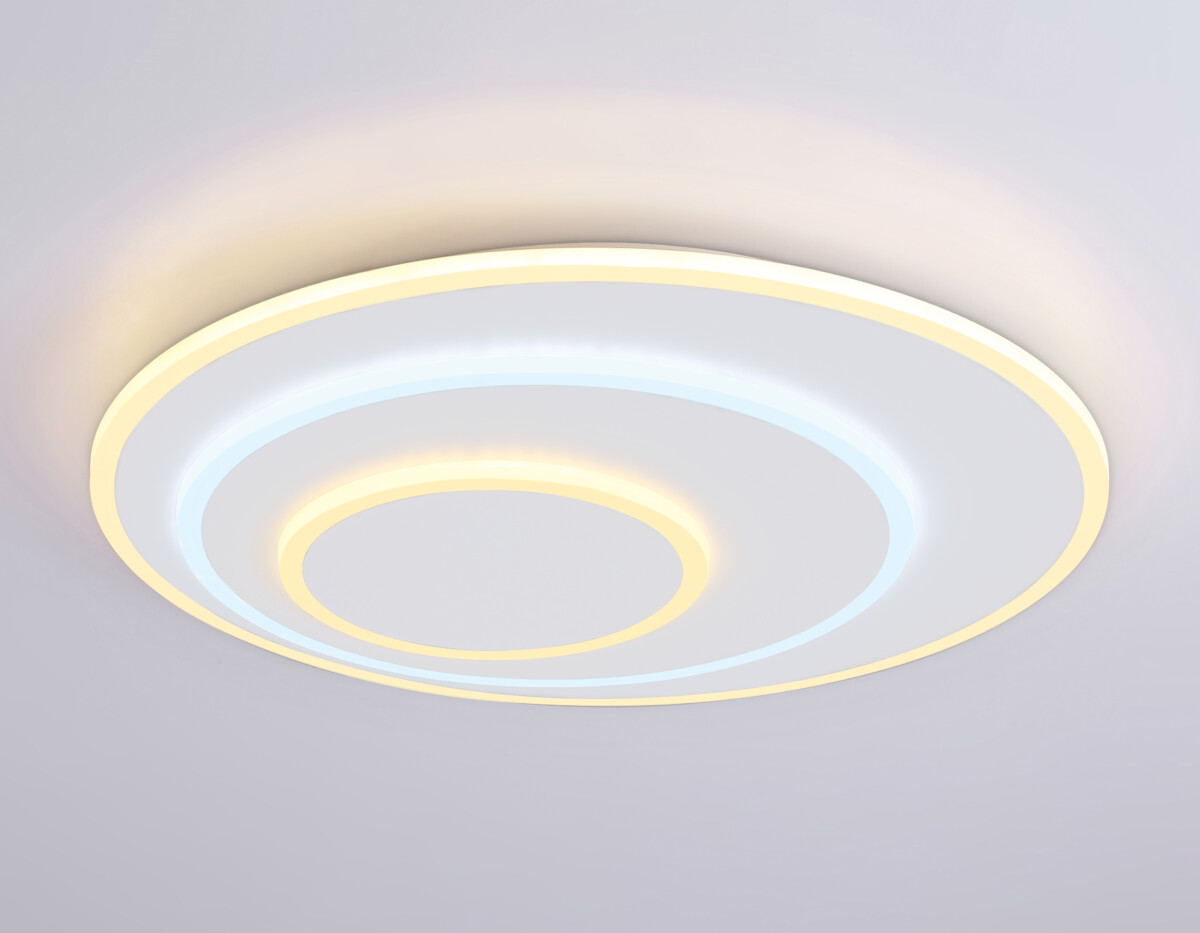 FA7707 WH белый 3000K-6400K 62W D470*55 (ПДУ РАДИО 2.4G) — изображение 3