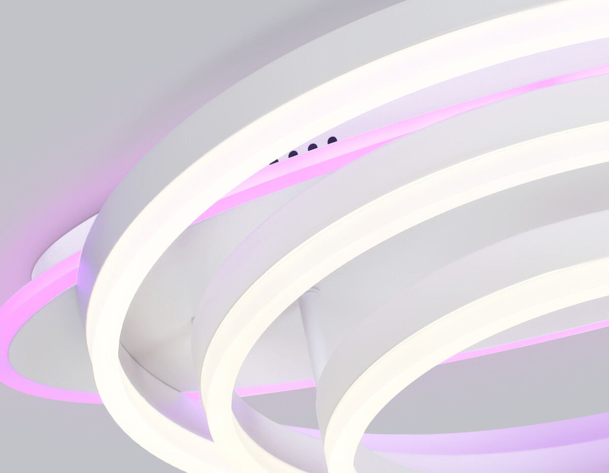 FA8522 WH белый 146W 3000K-6400K+RGB 560*500*150 (ПДУ РАДИО 2.4G) — изображение 2