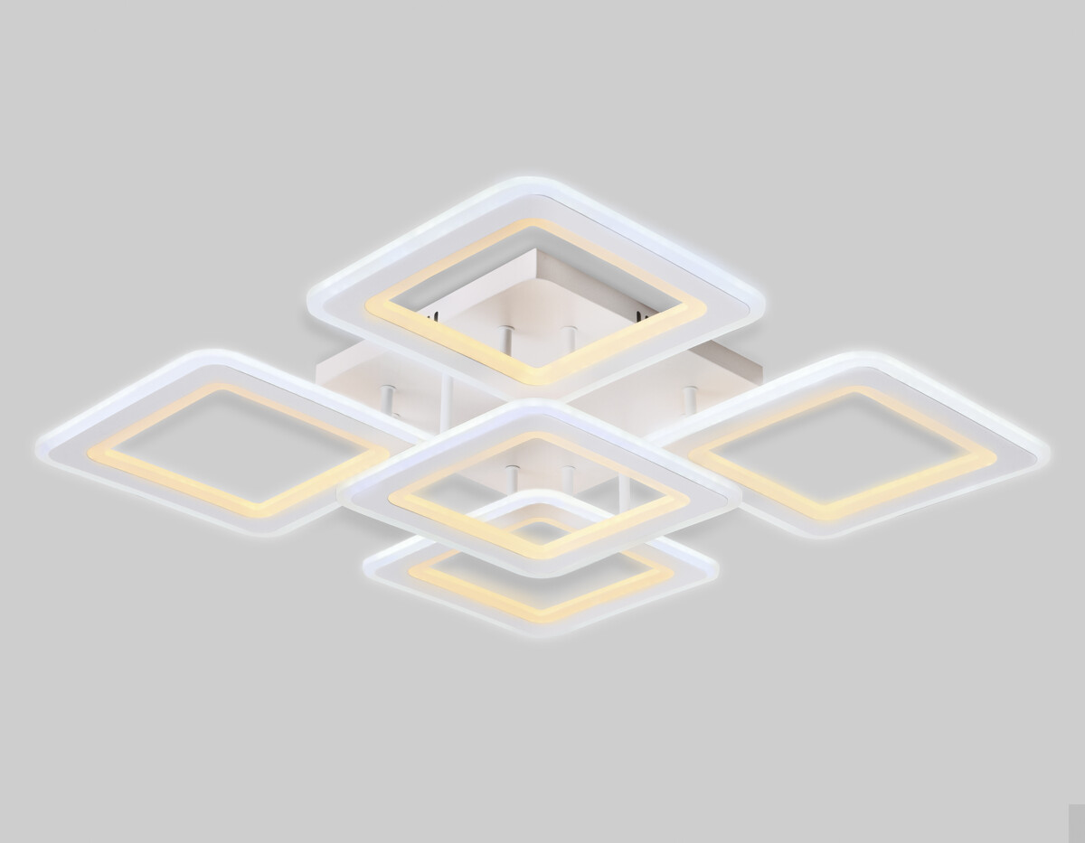 FA866/4+1 WH белый 218W 3000K-6400K 820*820*120 (ПДУ РАДИО 2.4G) — изображение 3