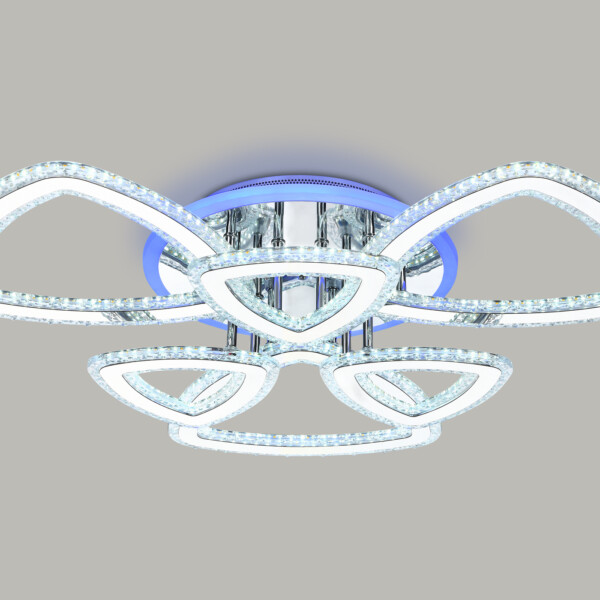 FA8861/3+3 CH хром 153W 3000K+6400K/3000K/6400K/4200K+4200K 670*610*130 (ПДУ РАДИО 2.4G)