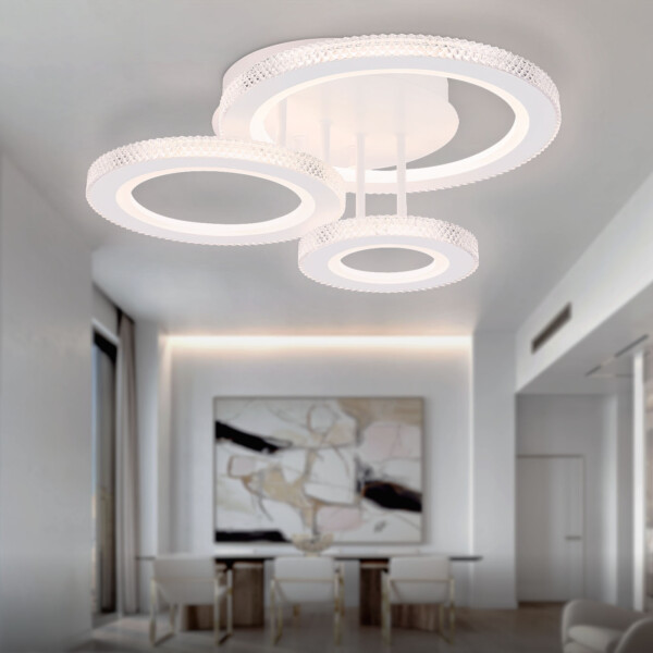 FA8867/3 WH белый 3000K-6400K 38W 470*380*170 (ПДУ ИК)