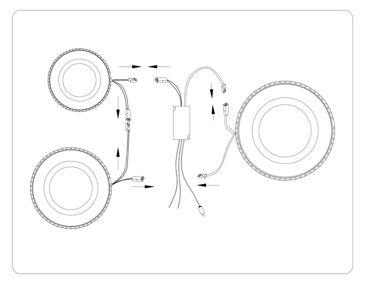 FA8867/3 WH белый 3000K-6400K 38W 470*380*170 (ПДУ ИК) — изображение 7