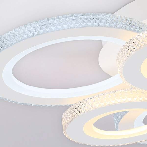 FA8872/3+3 WH белый 3000K-6400K 63W 550*510*125 (ПДУ ИК)