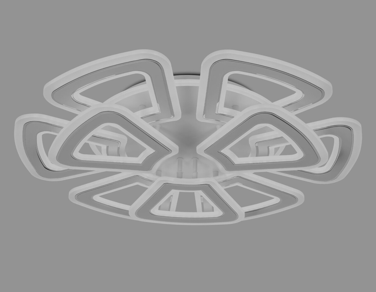 FA8892/6+3 WH/CH белый/хром 210W 3000K/4200K/6400K 650*640*130 (ПДУ РАДИО 2.4G) — изображение 3