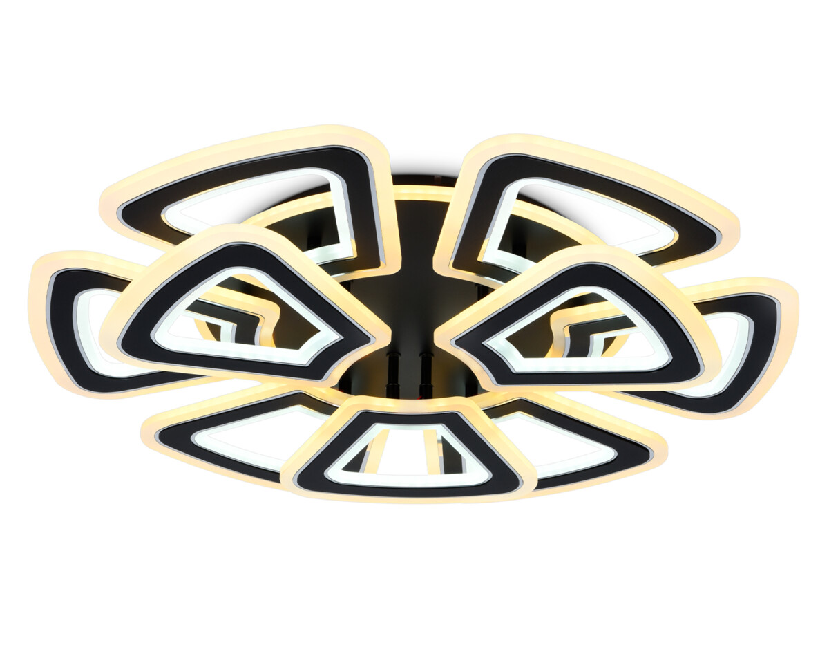 FA8893/6+3 BK/CH черный/хром 210W 3000K/4200K/6400K 650*640*130 (ПДУ РАДИО 2.4G) — изображение 4