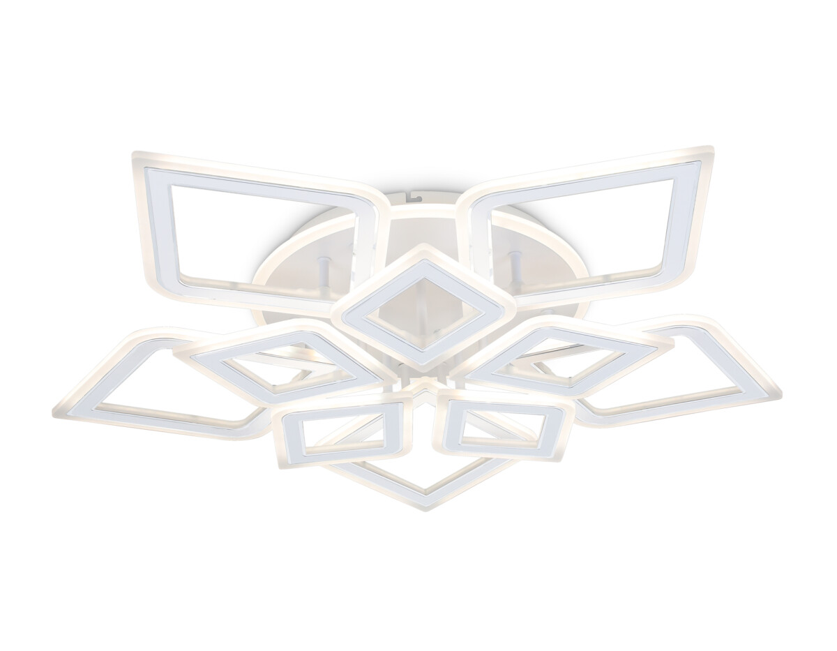 FA8914/5+5 WH/CH белый/хром 193W 3000K-6400K 770*740*120 (ПДУ РАДИО 2.4G) — изображение 8