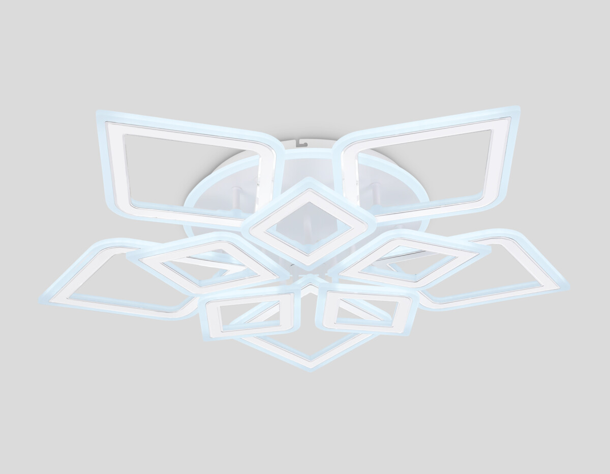 FA8914/5+5 WH/CH белый/хром 193W 3000K-6400K 770*740*120 (ПДУ РАДИО 2.4G) — изображение 5