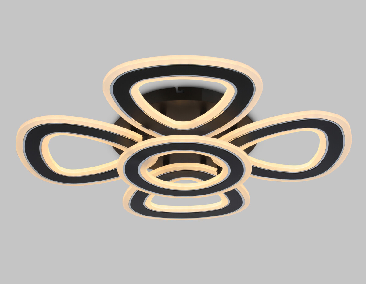 FA8926/4+1 BK/CH черный/хром 163W 3000K-6400K 590*590*120 (ПДУ РАДИО 2.4G) — изображение 5