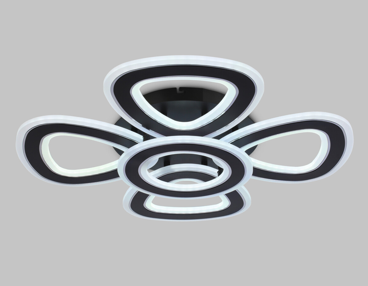 FA8926/4+1 BK/CH черный/хром 163W 3000K-6400K 590*590*120 (ПДУ РАДИО 2.4G) — изображение 6