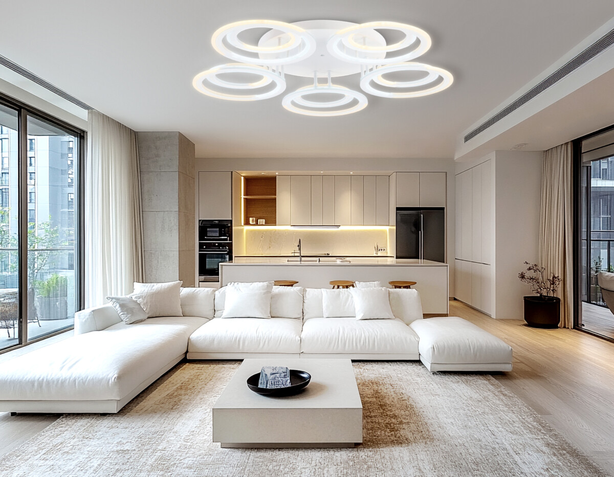 FA8944/5+5 WH белый 132W 3000-6000K D735*115 (ПДУ ИК) — изображение 6