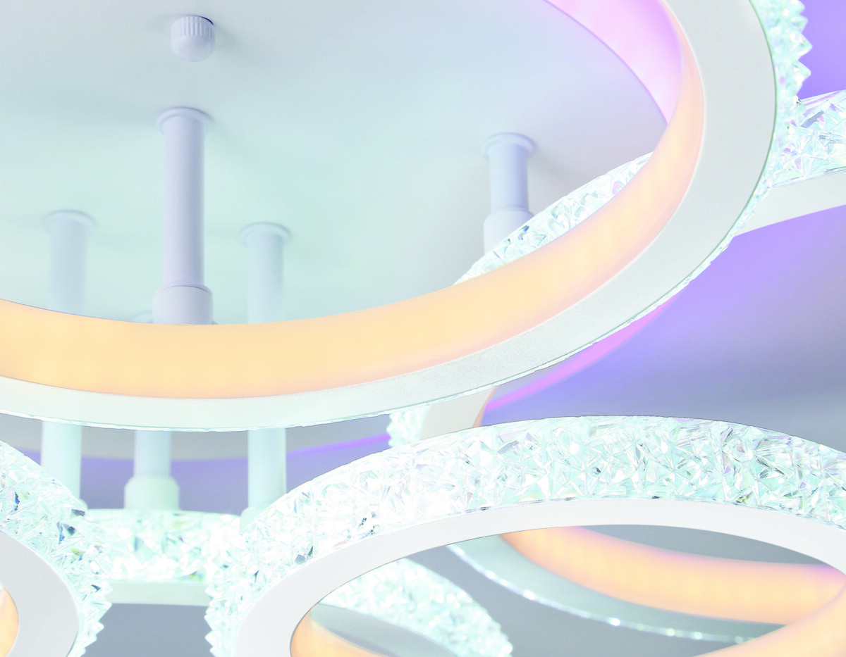 FA9528/2+2+2 WH белый 160W 6400K/3000K+RGB 720*540*140 (ПДУ РАДИО 2.4G) — изображение 3