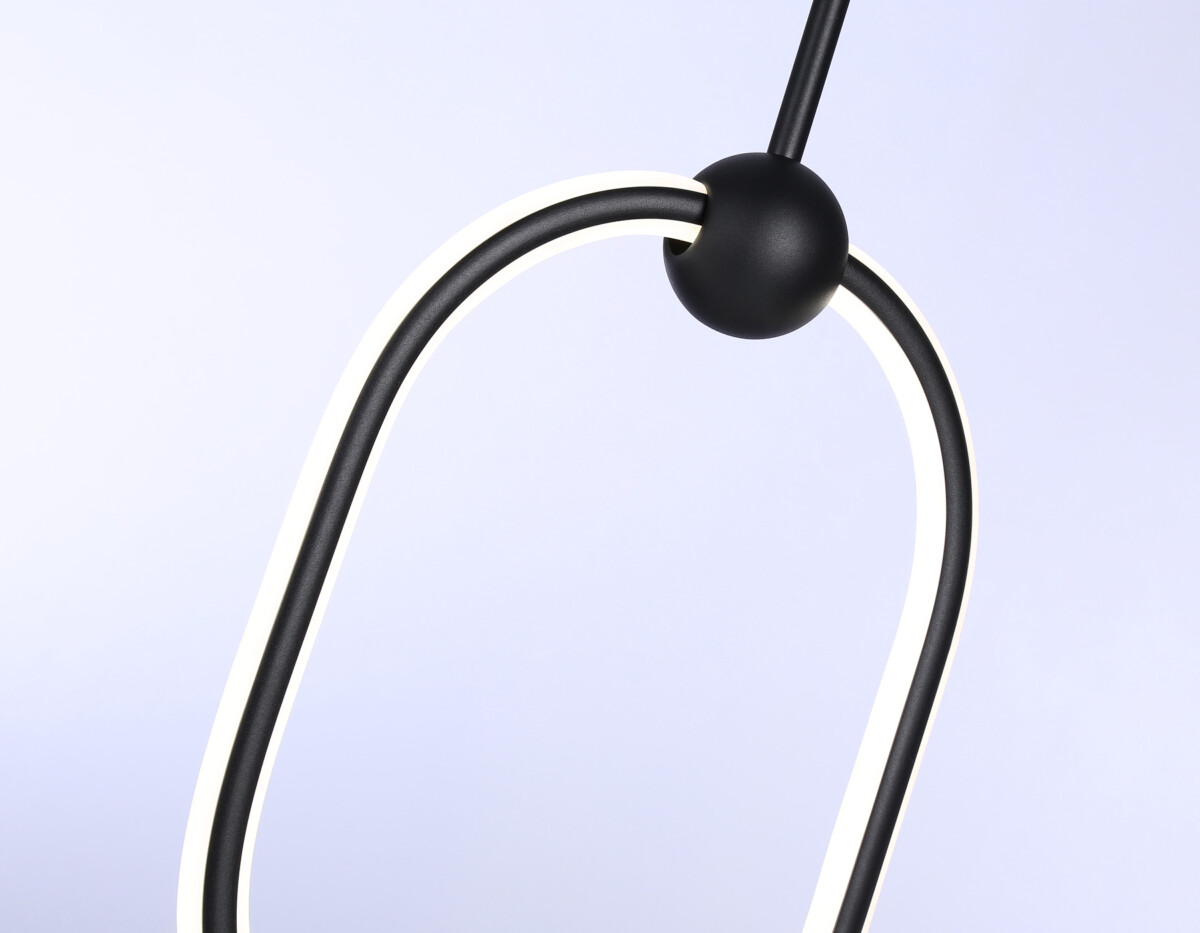 FL10577 BK черный 3000K/4200K/6400K 56W 230*16*1000 (ПДУ ИК) — изображение 1