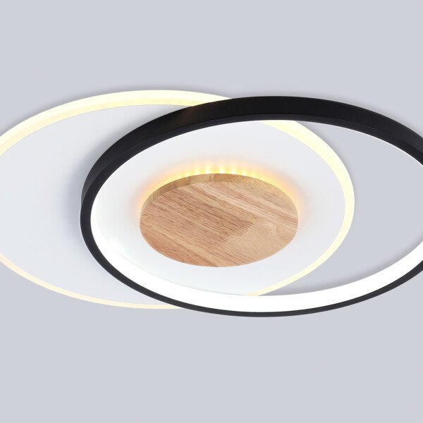 FL4789 WH/BK/WD белый/черный/дерево 54W 3000-6000K 460*365*45 (без ПДУ)