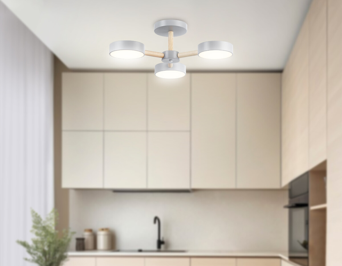 FL4822/3 GR серый 3000K-6400K 40W D580*160 (ПДУ ИК) — изображение 7