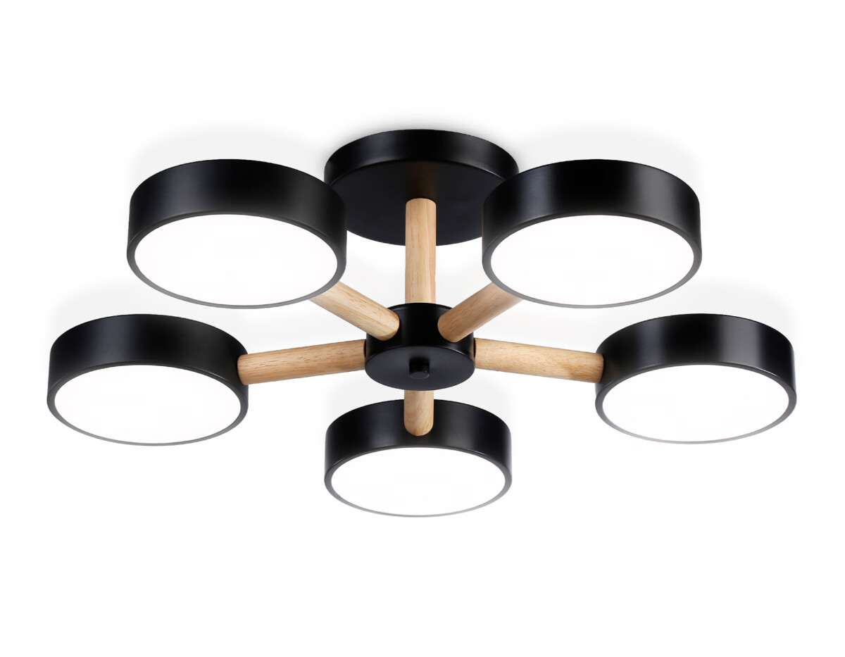 FL4828/5 BK черный 3000K-6400K 65W D580*160 (ПДУ ИК) — изображение 8