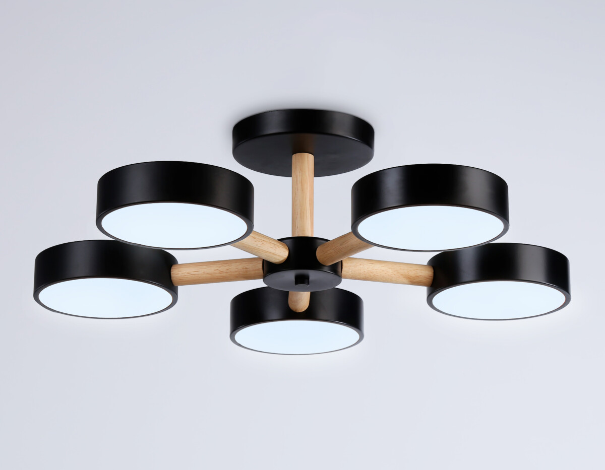 FL4828/5 BK черный 3000K-6400K 65W D580*160 (ПДУ ИК) — изображение 3