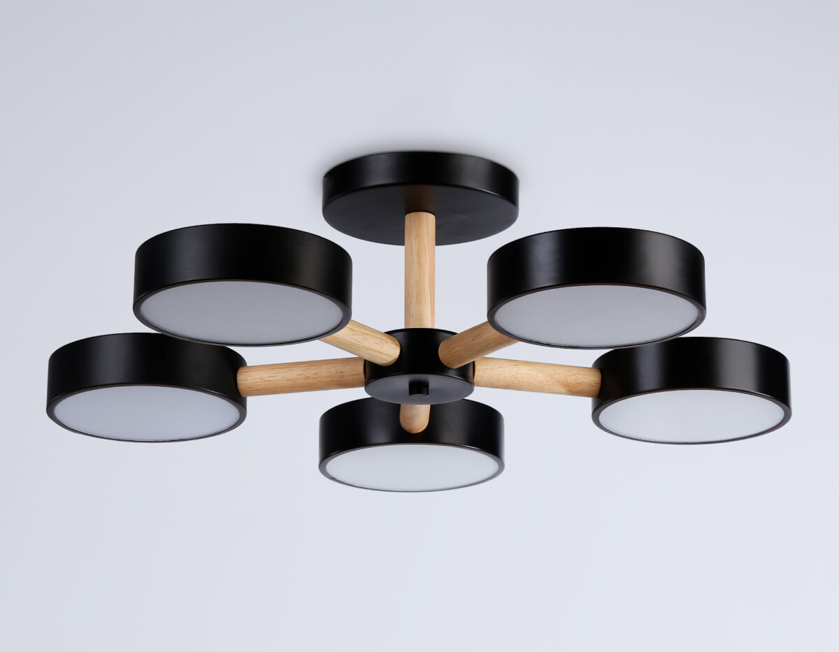 FL4828/5 BK черный 3000K-6400K 65W D580*160 (ПДУ ИК) — изображение 4