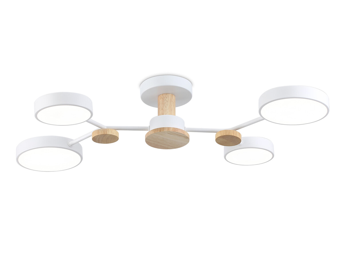 FL4858/4 WH/WD белый/дерево 60W 3000-6000K 700*400*120 (без ПДУ) — изображение 9