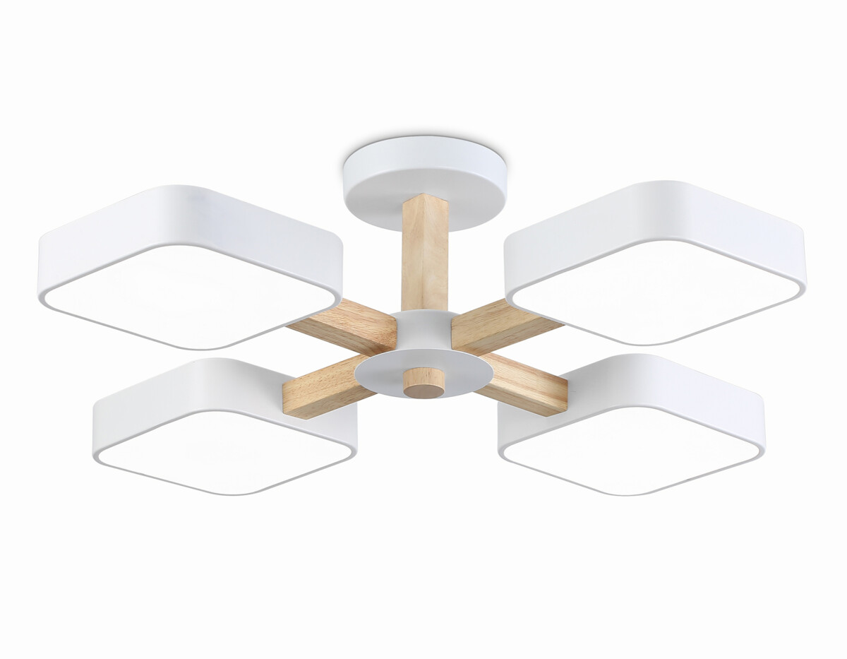 FL4879/4 WH/WD белый/дерево 72W 3000-6000K D610*160 (без ПДУ) — изображение 8