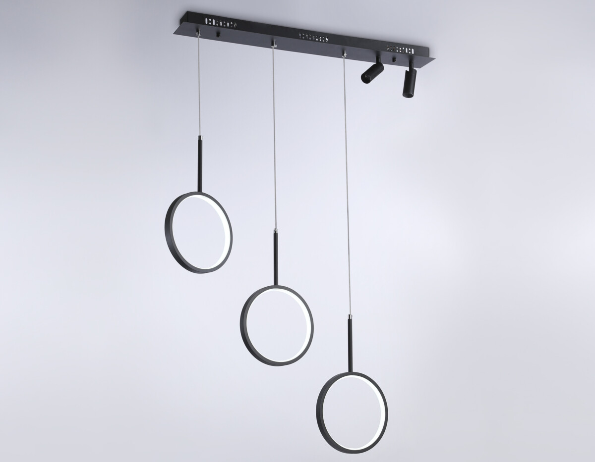 FL5278/3+2 BK черный 59W 3000K/4200K/6400K+4200K 800*20*1200 (ПДУ ИК) — изображение 5