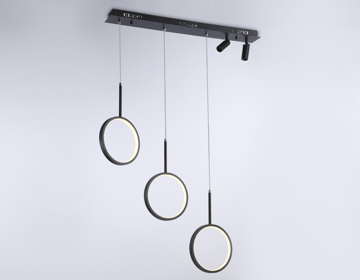 FL5278/3+2 BK черный 59W 3000K/4200K/6400K+4200K 800*20*1200 (ПДУ ИК) — изображение 6