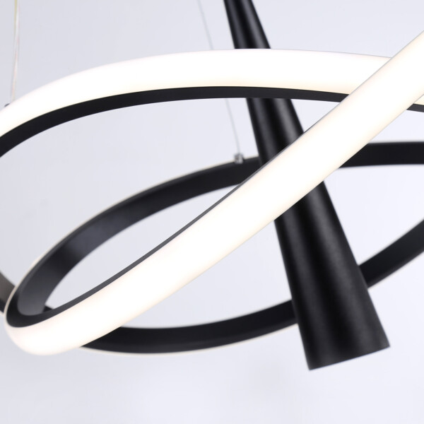 FL5368/2+1 BK черный 47W 3000K-6400K D480*1200 (ПДУ ИК)