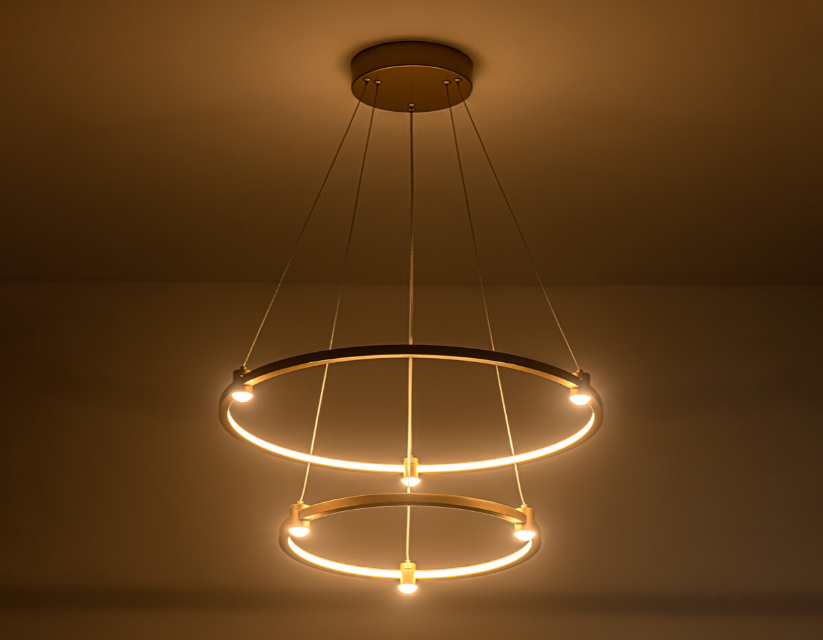 FL5508/2+6 GD золото 45W 3000K/4200K/6400K D600/400*1300 (без ПДУ) — изображение 7