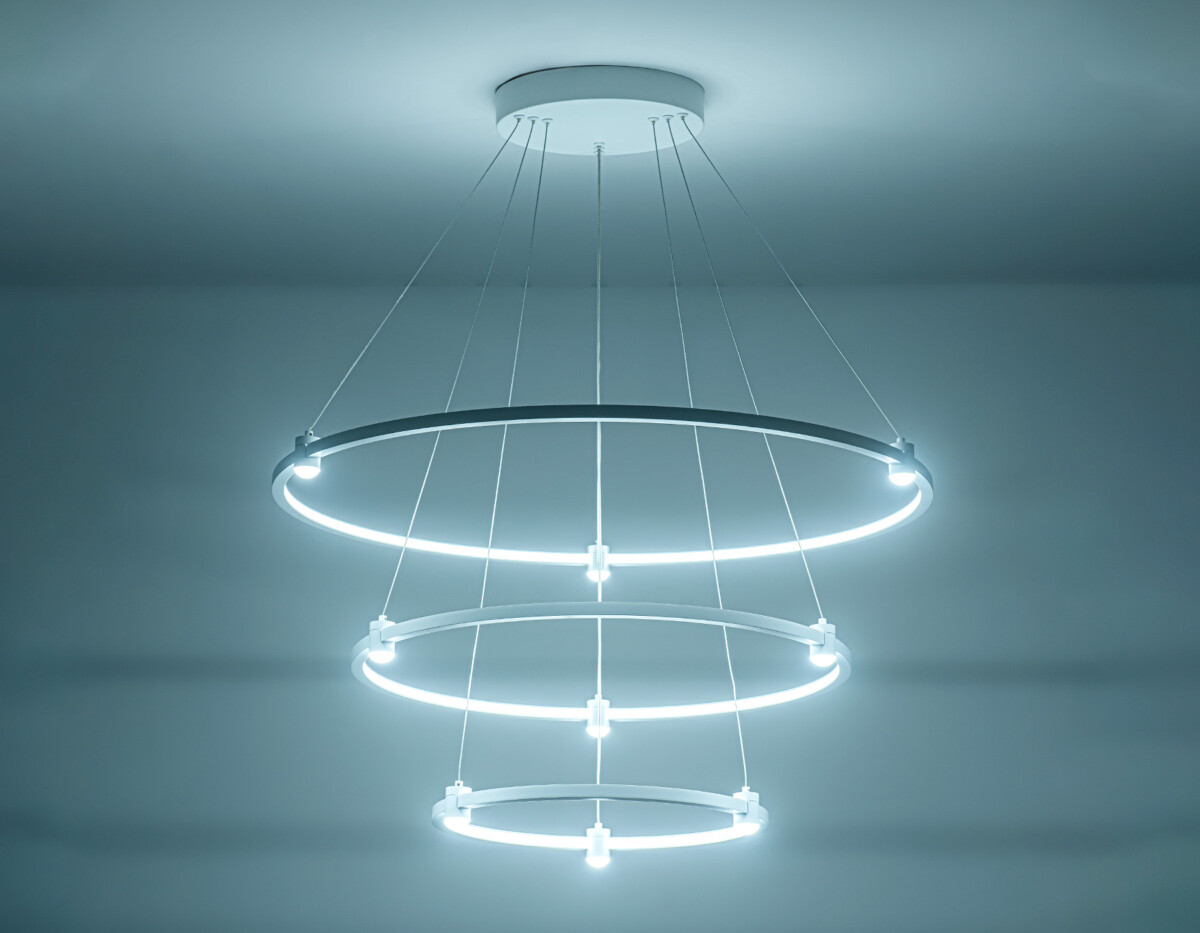 FL5511/3+9 WH белый 90W 3000K/4200K/6400K D800/600/400*1300 (без ПДУ) — изображение 7