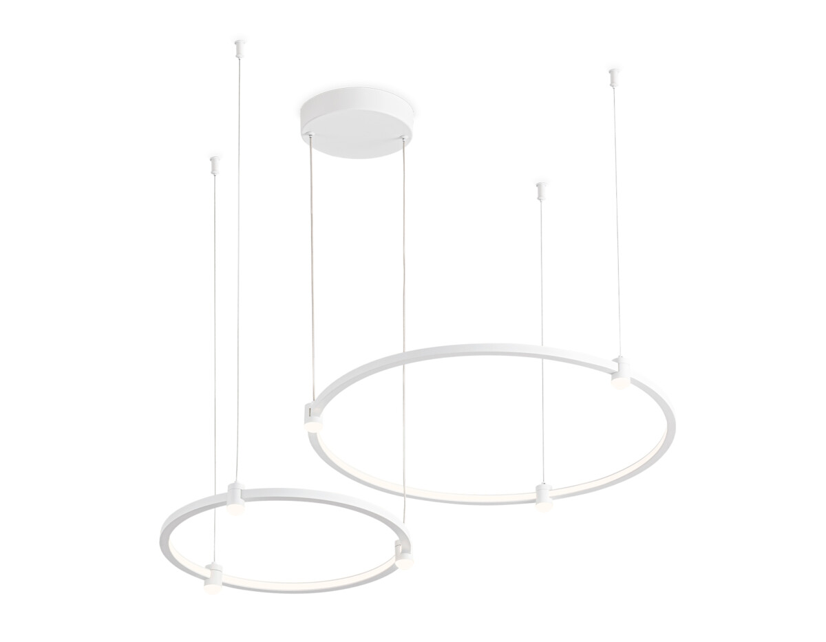 FL5521/2+6 WH белый 45W 3000K/4200K/6400K D600/400*1300 (без ПДУ) — изображение 8