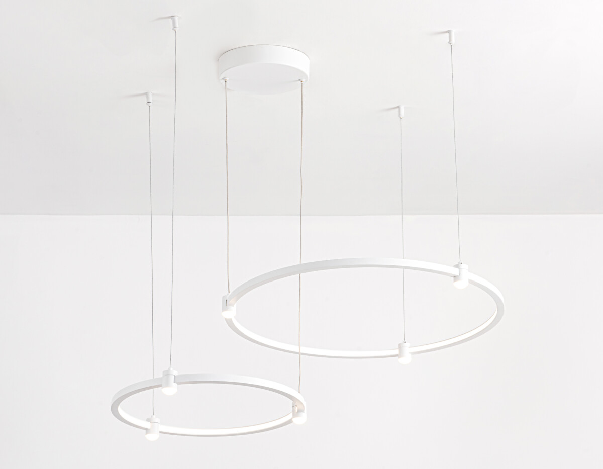 FL5521/2+6 WH белый 45W 3000K/4200K/6400K D600/400*1300 (без ПДУ) — изображение 4