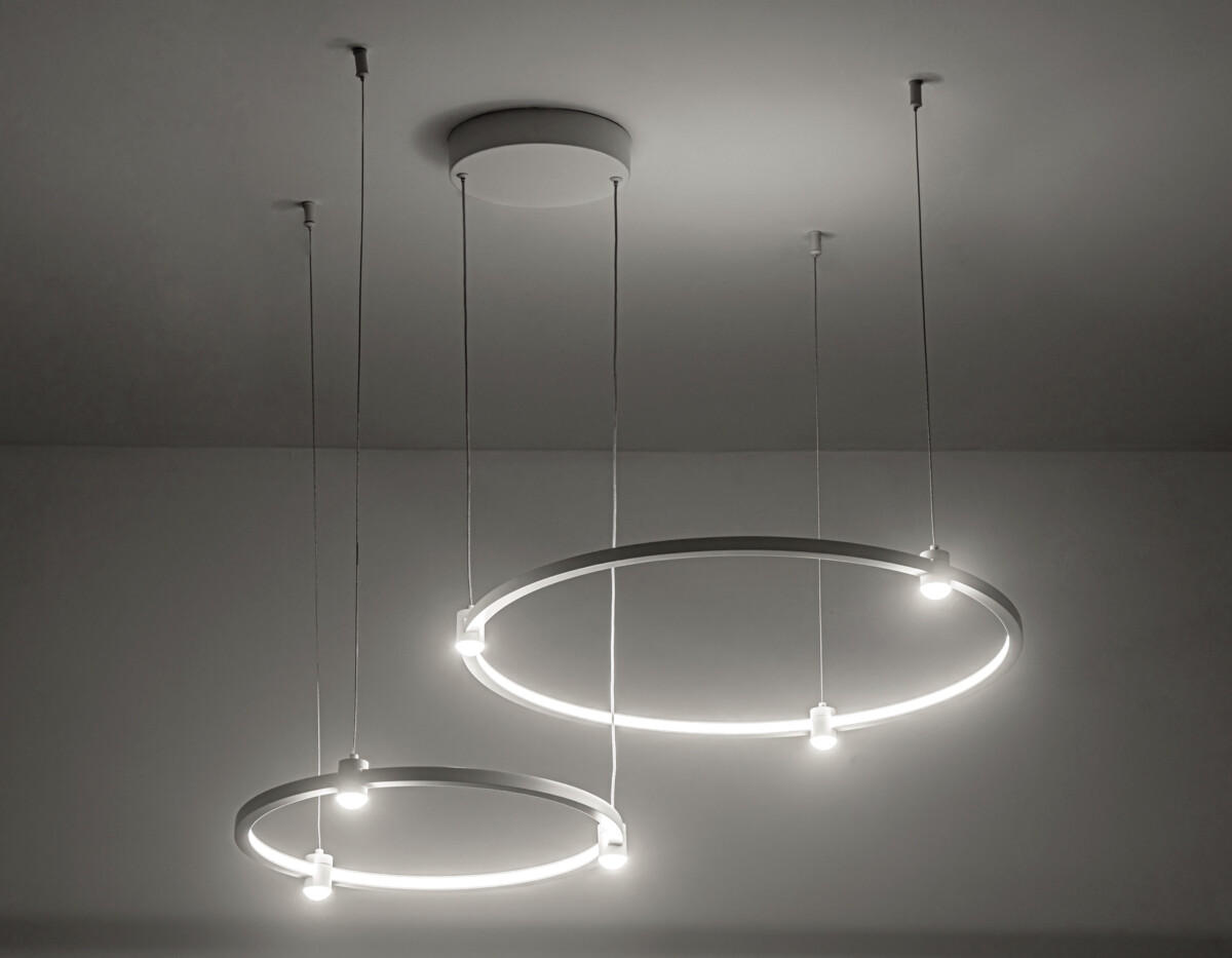 FL5521/2+6 WH белый 45W 3000K/4200K/6400K D600/400*1300 (без ПДУ) — изображение 5