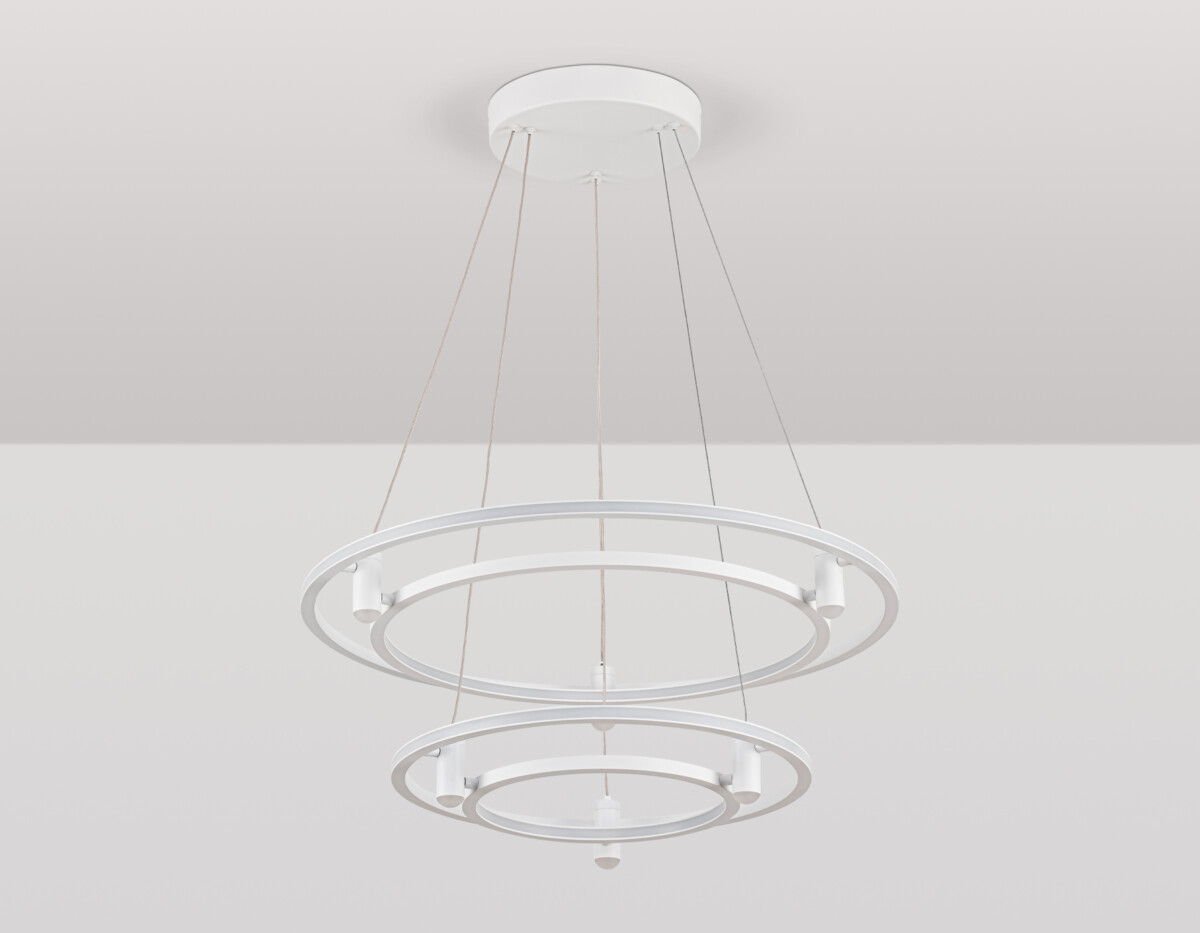 FL5542/2+6 WH белый 90W 3000K/4200K/6400K D600/400*1300 (без ПДУ) — изображение 4