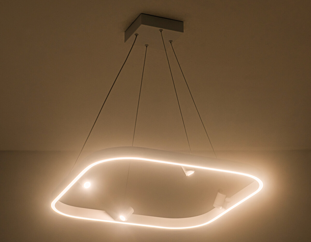 FL5802/1+4 WH белый 50W 3000K/4200K/6400K 600*600*1200 (без ПДУ) — изображение 6