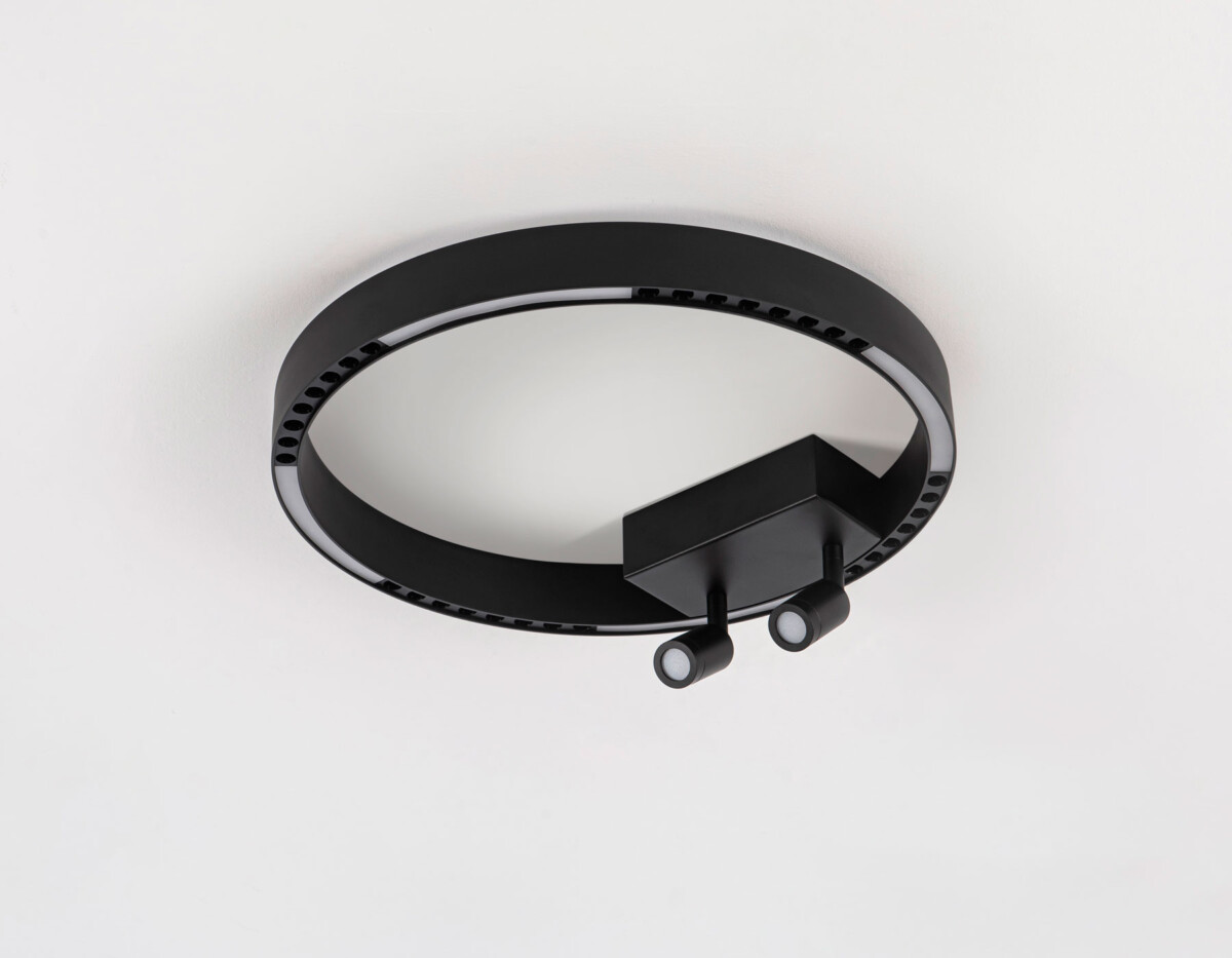 FL5806/1+2 BK черный 25W 3000K/4200K/6400K D400*95 (без ПДУ) — изображение 2