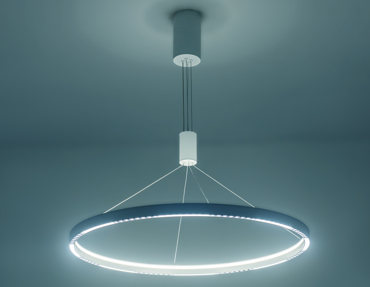 FL5855 WH белый 40W 3000K/4200K/6400K D800*860 (без ПДУ) — изображение 6