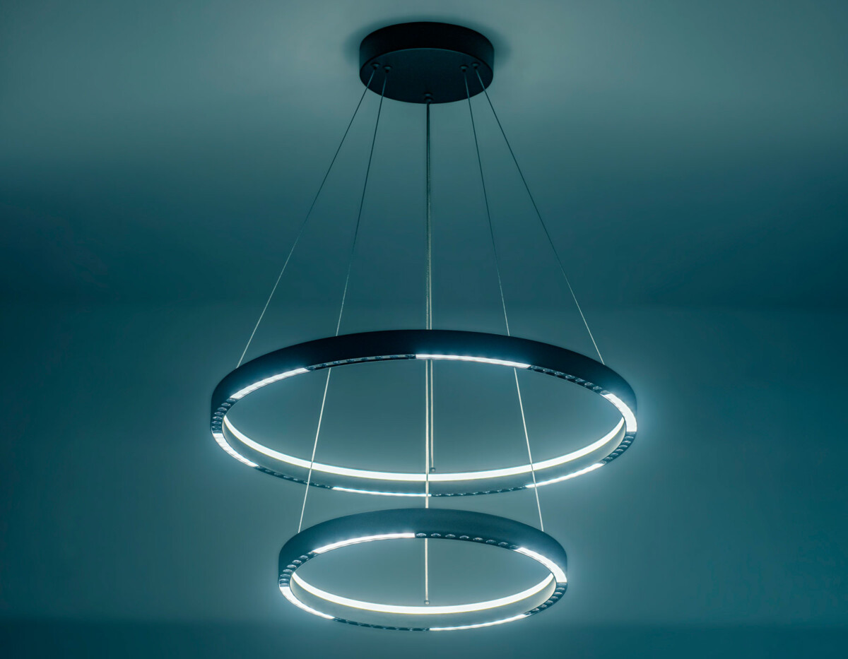 FL5865/2 BK черный 45W 3000K/4200K/6400K D600/400*830 (без ПДУ) — изображение 5