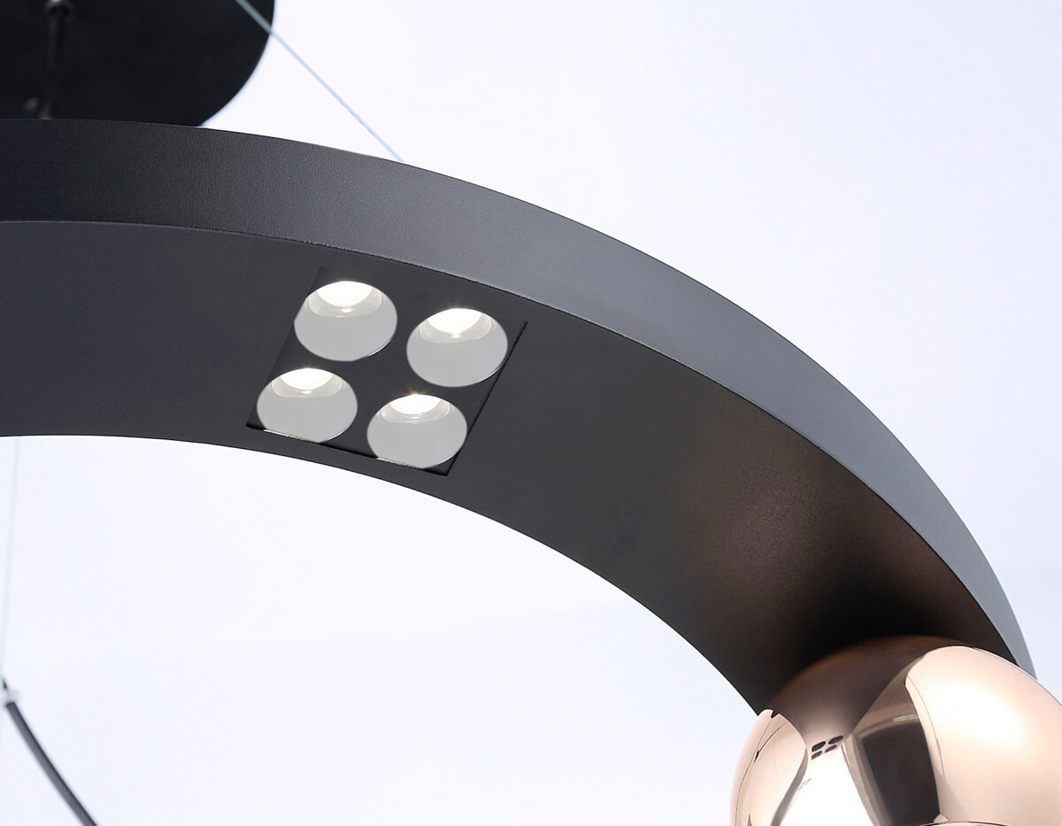 FL5961 BK/GD черный/золото 4200K 32W  D600*1200 (Без ПДУ) — изображение 2