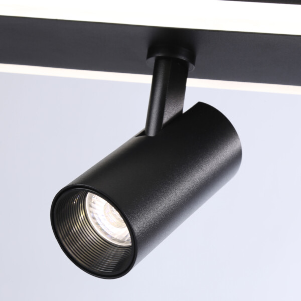 FL66202/1+5 BK черный 67W 3000K-6400K+G9/2 1000*100*400 (ПДУ ИК)