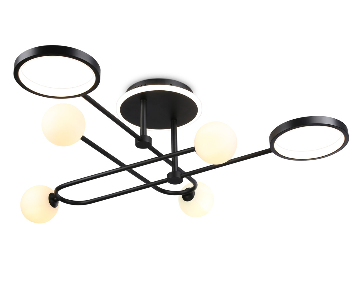 FL66232/6 BK черный 48W 3000K-6400K+G9/4 880*880*240 (ПДУ ИК) — изображение 8