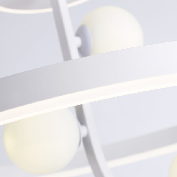 FL66261/1+3 WH белый 56W 3000K-6400K+G9/3 D500*358 (ПДУ ИК)