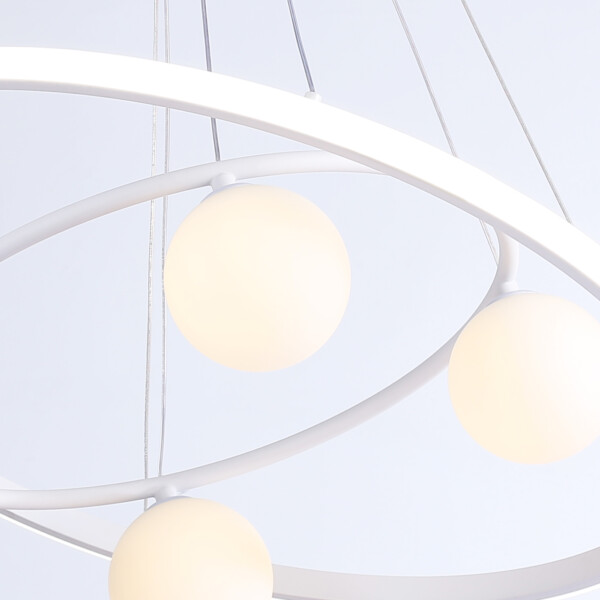 FL66321/1+4 WH белый 69W 3000K-6400K+G9/4 D600/400*1200 (ПДУ ИК)