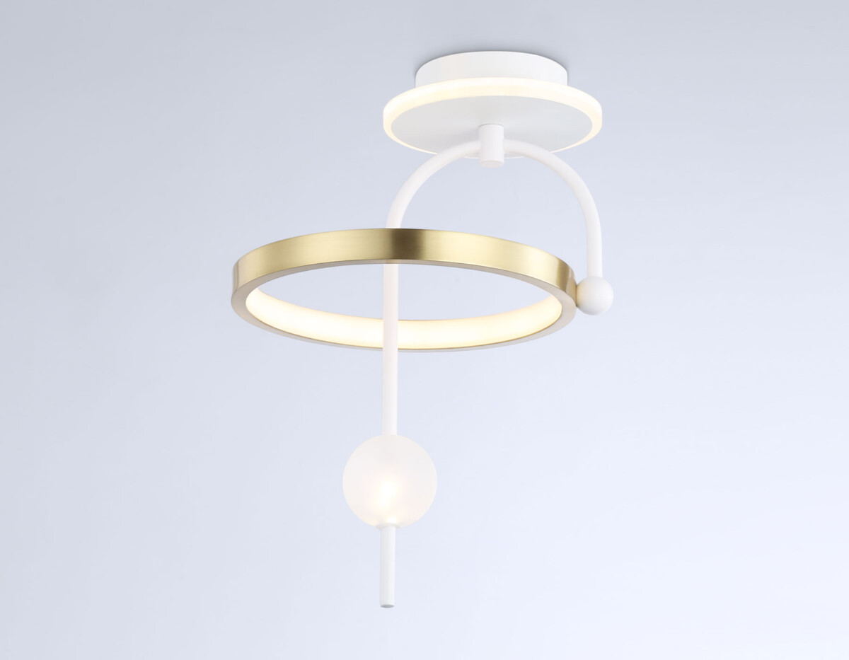 FL66422 WH/GD белый/золото 3000K/4200K/6400K 15W 240*220*347.7 (Без ПДУ) — изображение 2