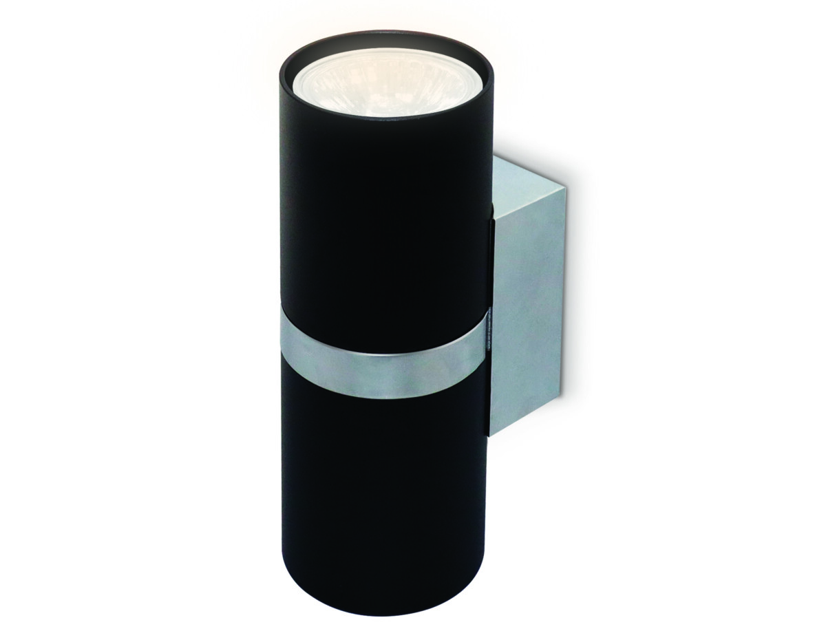 FW243/2 BK/CH черный/хром GU10*2 max 12W 155*60*76 — изображение 4