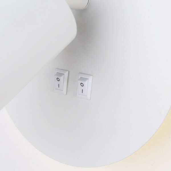 FW2462 WH белый GU10 max 12W+LED 4200K 7W D145*150