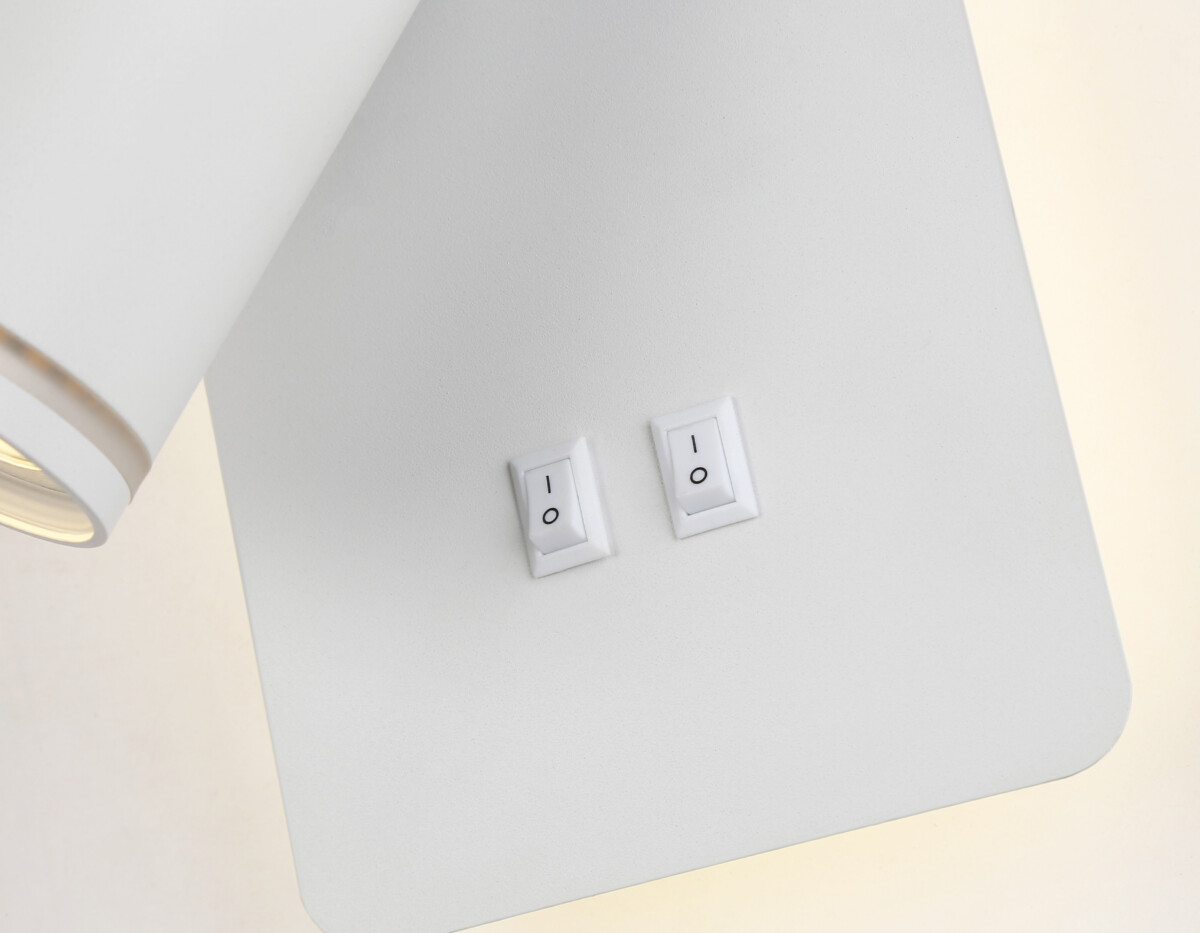 FW2465 WH белый GU10 max 12W+LED 4200K 9W 185*105*150 — изображение 1