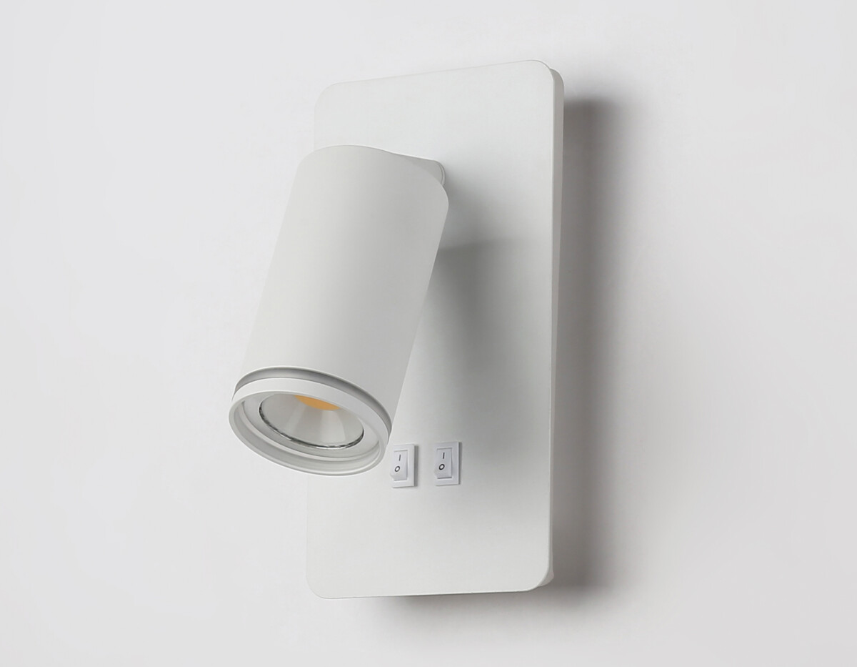 FW2465 WH белый GU10 max 12W+LED 4200K 9W 185*105*150 — изображение 2