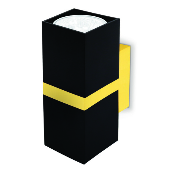 FW246/2 BK/GD черный/золото GU10*2 max 12W 155*61*80