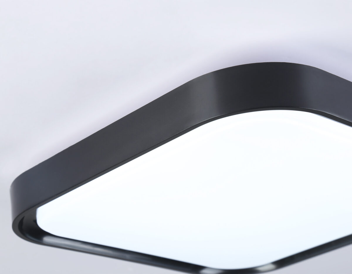 FZ1268_macro1 FZ1268 BK черный 27W 5000K 350*350*60 (Без ПДУ) — изображение 1