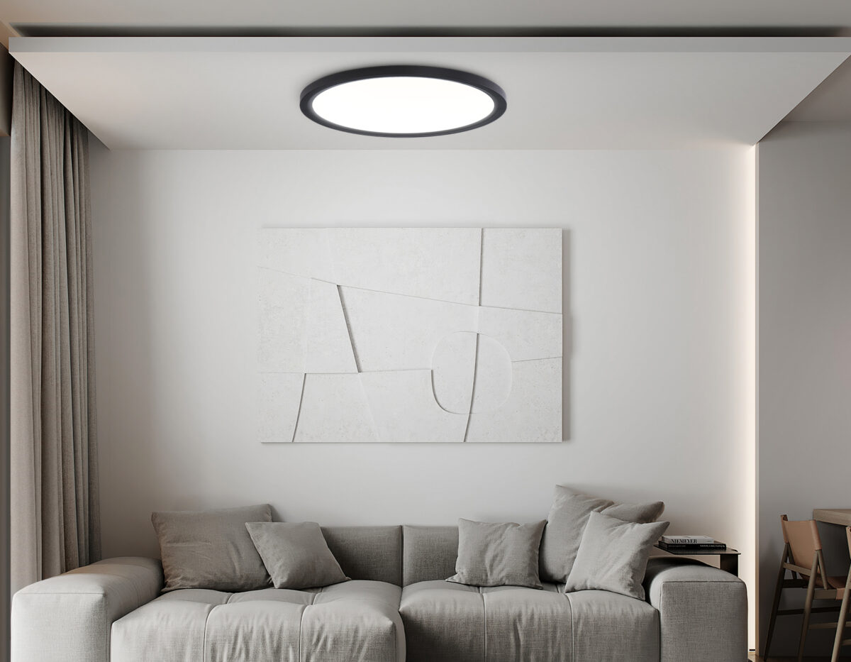 FZ1910 BK черный IP54 44W 3000K-6500K CCT-переключатель D600*25 (Без ПДУ) — изображение 7